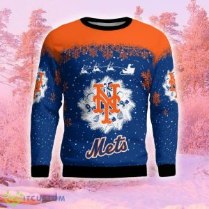 New York Mets Winter is Coming Funny Ugly Christmas Sweater Gift For Men And Women Gift Holidays - New York Mets Winter is Coming Ugly Sweater_2