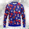New York Rangers Santa Claus Snowman Xmas Ugly Christmas Sweater Best Christmas Gift Ideas Product Photo 1