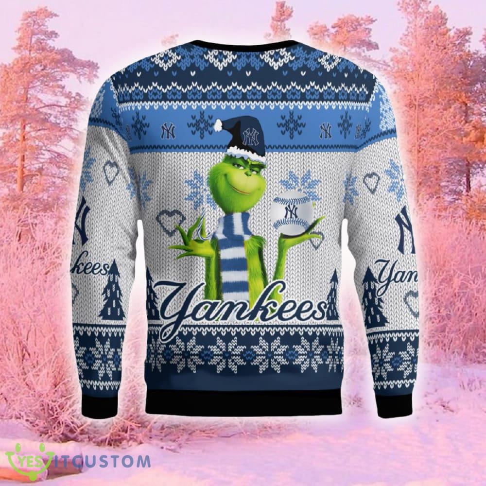 New York Yankees The Grinch Funny Ugly Christmas Sweater Gift For Men And Women Gift Holidays 6 New York Yankees The Grinch Funny Ugly Christmas Sweater Gift For Men And Women Gift Holidays - New York Yankees The Grinch Christmas AOP Ugly Sweater_3