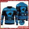 NFL Carolina Panthers Logo New Style Personalized Knitted 3D Sweater - NFL Carolina Panthers Logo New Style Personalized Knitted 3D Sweater