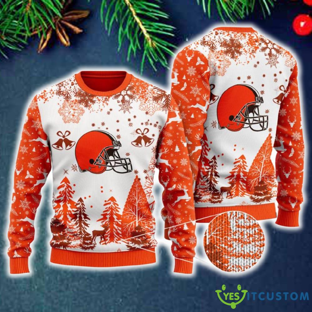 NFL Cleveland Browns Special Christmas Ugly Sweater Printed New Gift For Men And Women 3 NFL Cleveland Browns Special Christmas Ugly Sweater Printed New Gift For Men And Women - NFL Cleveland Browns Special Christmas Ugly Sweater Printed New Gift For Men And Women