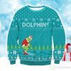 NFL Miami Dolphins X The Grinch Snowflakes Unisex Ugly Christmas Sweater - NFL Miami Dolphins x The Grinch Snowflakes Ugly Christmas Sweater
