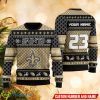 NFL New Orleans Saints Retail AOP Ugly Christmas Sweater Custom Number And Name - NFL New Orleans Saints Retail AOP Ugly Christmas Sweater Custom Number And Name