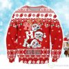 NFL San Francisco 49ers Ho Ho Ho Decorative Lights Unisex Ugly Christmas Sweater - NFL San Francisco 49ers Ho Ho Ho Decorative Lights Ugly Christmas Sweater