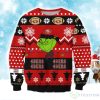 NFL San Francisco 49ers X The Grinch Santa Hat Snowflakes Unisex Ugly Christmas Sweater - NFL San Francisco 49ers x The Grinch Santa Hat Snowflakes Ugly Christmas Sweater