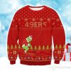 NFL San Francisco 49ers X The Grinch Snowflakes Unisex Ugly Christmas Sweater - NFL San Francisco 49ers x The Grinch Snowflakes Ugly Christmas Sweater