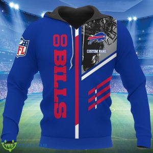 NFL Teams Buffalo Bills Custom Name And Number Best Gift For Men 3 NFL Teams Buffalo Bills Custom Name And Number Best Gift For Men Product Photo 2