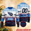 NFL Tennessee Titans Winterize AOP Ugly Christmas Sweater Custom Number And Name - NFL Tennessee Titans Winterize AOP Ugly Christmas Sweater Custom Number And Name