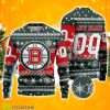 NHL Boston Bruins 3D Ugly Chirstmas SweaterCustom Number & Name Product Photo 1