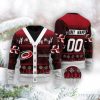 NHL Carolina Hurricanes Custom Number And Name Ugly Christmas Sweater For Fans Product Photo 1