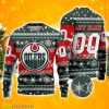 NHL Edmonton Oilers 3D Ugly Chirstmas SweaterCustom Number & Name Product Photo 1