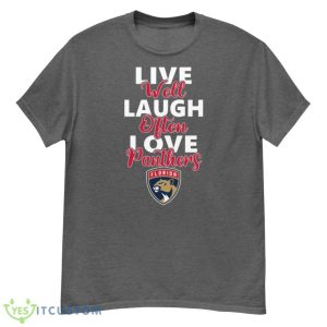 NHL Hockey Florida Panthers Live Well Laugh Often Love Shirt Product Photo 2