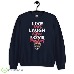 NHL Hockey Florida Panthers Live Well Laugh Often Love Shirt Product Photo 6