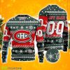 NHL Montreal Canadiens 3D Ugly Chirstmas SweaterCustom Number & Name Product Photo 1