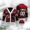NHL New Jersey Devils Custom Number And Name Ugly Christmas Sweater For Fans Product Photo 1