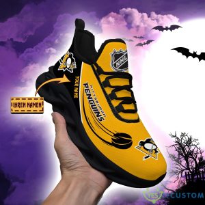 NHL Pittsburgh Penguins Max Soul Shoes Personalized Name Sport Running Sneakers 7 NHL Pittsburgh Penguins Max Soul Shoes Personalized Name Sport Running Sneakers Product Photo 4