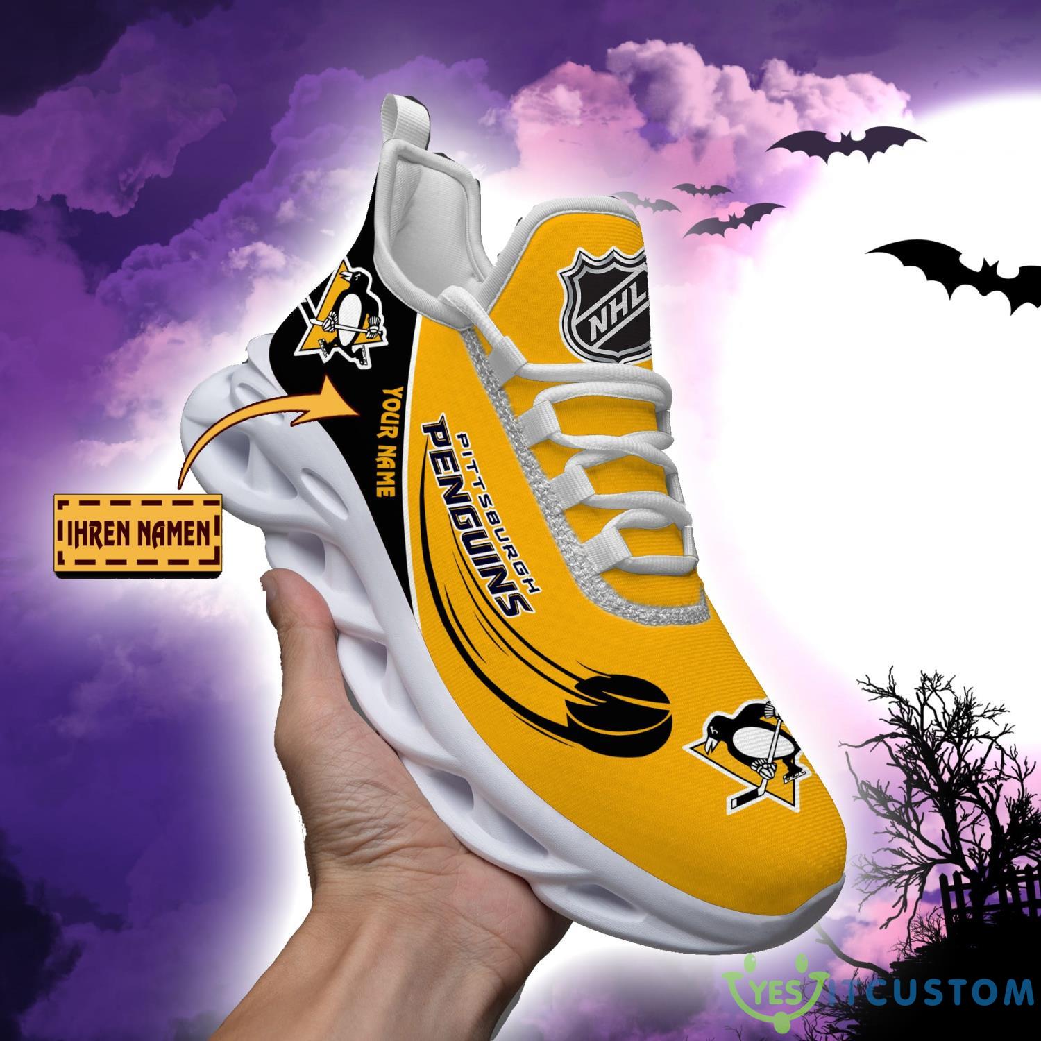 NHL Pittsburgh Penguins Max Soul Shoes Personalized Name Sport Running Sneakers 9 NHL Pittsburgh Penguins Max Soul Shoes Personalized Name Sport Running Sneakers Product Photo 1