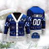 NHL Toronto Maple Leafs Custom Number And Name Ugly Christmas Sweater For Fans Product Photo 1
