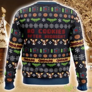 No Cookies After Midnight Gremlins Ugly Christmas Sweater Cute Christmas Gift For Family Product Photo 3