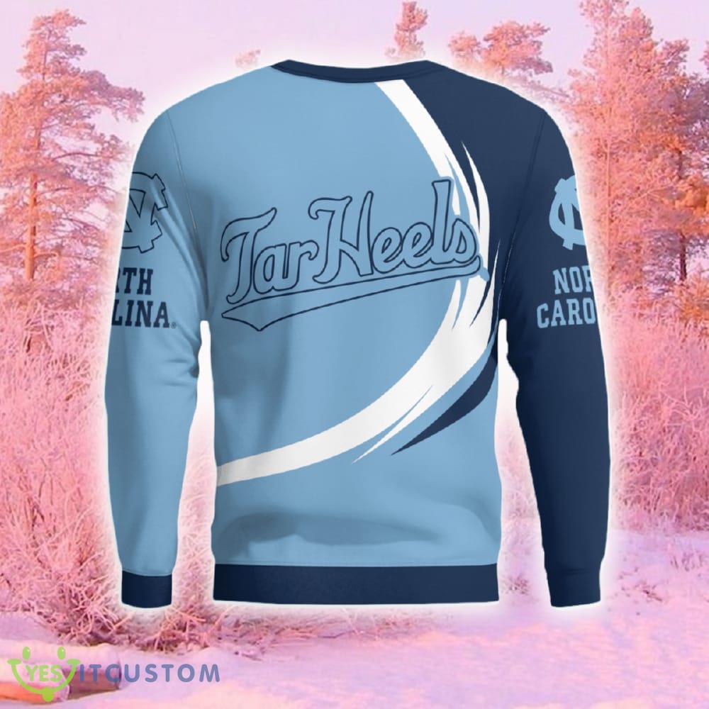 North Carolina Tar Heels Curved Stripes Funny Ugly Christmas Sweater Gift For Men And Women Gift Holidays 6 North Carolina Tar Heels Curved Stripes Funny Ugly Christmas Sweater Gift For Men And Women Gift Holidays - North Carolina Tar Heels Curved Stripes 3D Sweatshirt_6