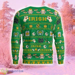 Notre Dame Fighting Irish Spooky Ghost Pumpkin Funny Ugly Christmas Sweater Gift For Men And Women Gift Holidays - Notre Dame Fighting Irish Spooky Ghost Pumpkin Sweatshirt Limited Edition_3