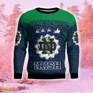 Notre Dame Fighting Irish Winter is Coming Funny Ugly Christmas Sweater Gift For Men And Women Gift Holidays - Notre Dame Fighting Irish Winter is Coming Ugly Sweater_2