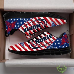 Nurse American Flag Casual Running Sneakers 5 Nurse American Flag Casual Running Sneakers Product Photo 3