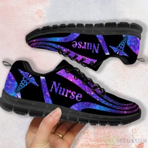 Nurse Blue Purple Casual Running Sneakers Product Photo 1