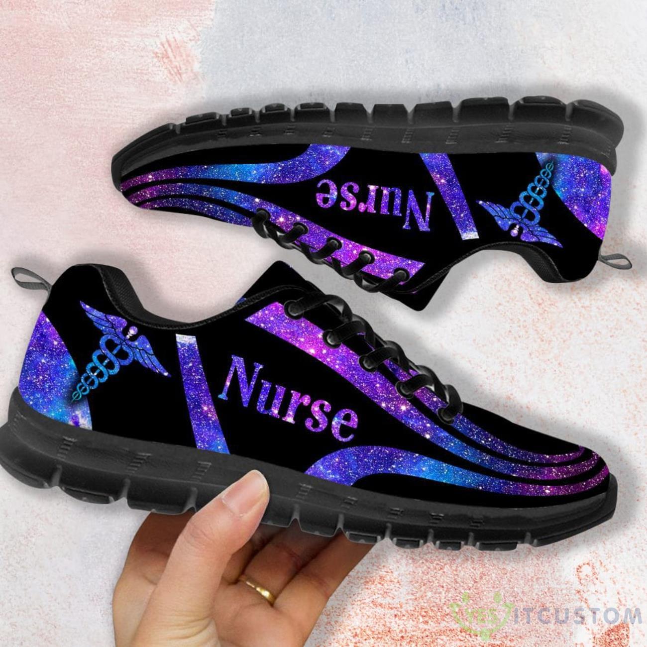 Nurse Blue Purple Casual Running Sneakers 5 Nurse Blue Purple Casual Running Sneakers Product Photo 1