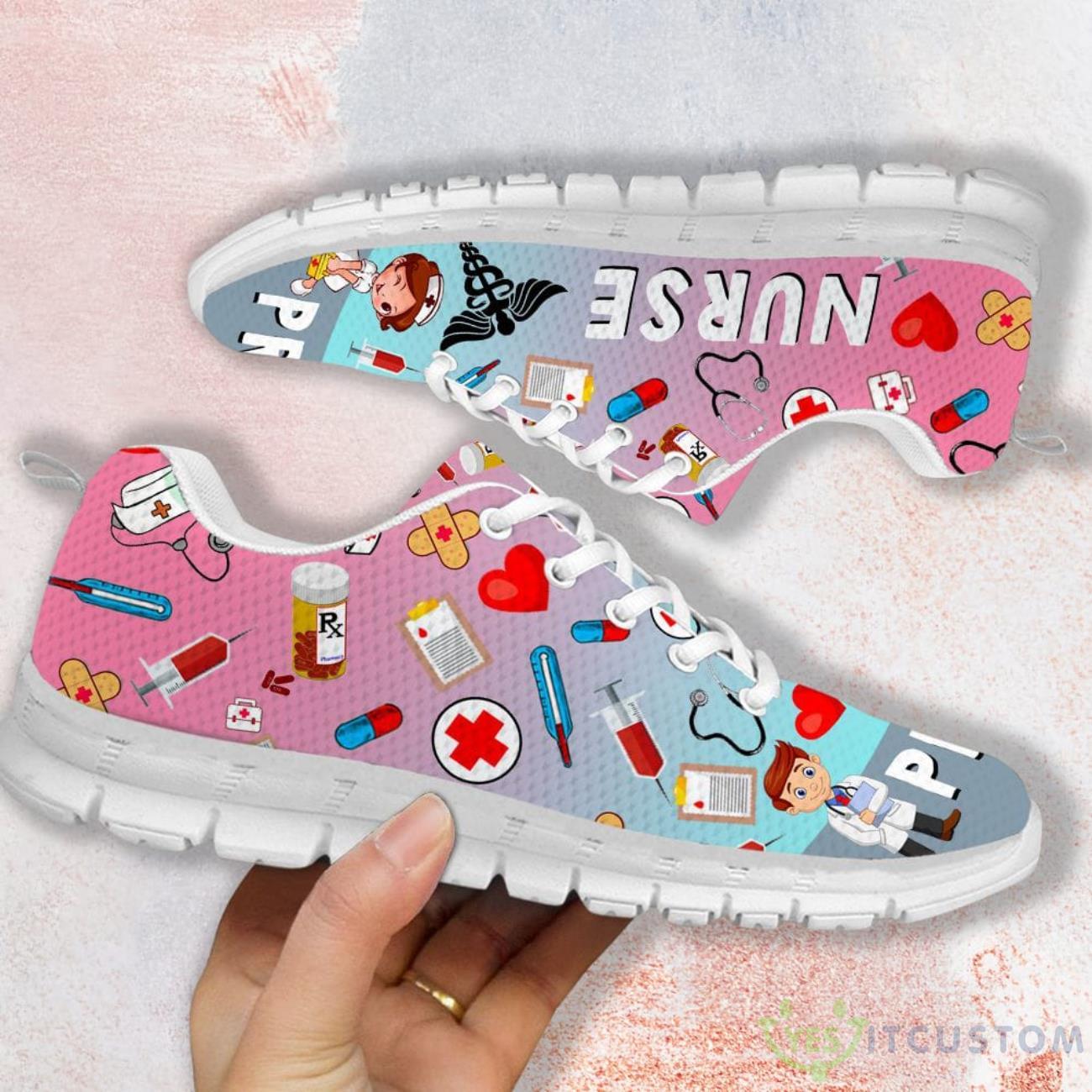 Nurse Pattern Casual Running Sneakers 5 Nurse Pattern Casual Running Sneakers Product Photo 1