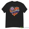 Official Go Mets Baseball Orange Glitter Heart 2023 Shirt - G500 Men’s Classic T-Shirt