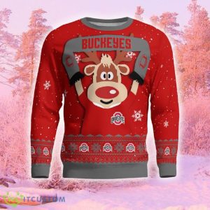 Ohio State Buckeyes Funny Ugly Christmas Sweater Gift For Men And Women Gift Holidays - Ohio State Buckeyes Funny Christmas Sweatshirt_2