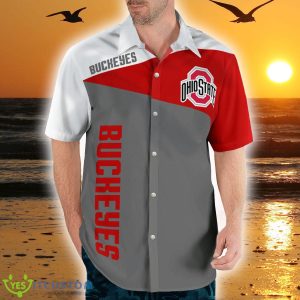 Ohio State Buckeyes Gift 3D Hawaiian Shirt Best For Fans Beach Gift For Men And Women - Ohio State Buckeyes Hawaii Shirt Design New Summer For Fans_1