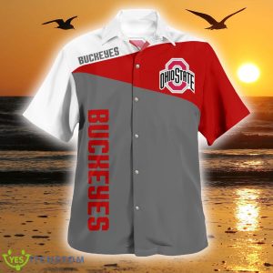 Ohio State Buckeyes Gift 3D Hawaiian Shirt Best For Fans Beach Gift For Men And Women - Ohio State Buckeyes Hawaii Shirt Design New Summer For Fans_5