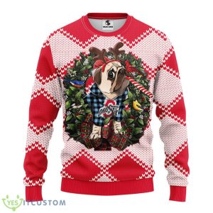 Ohio State Buckeyes Pub Dog Christmas Ugly Sweater Product Photo 1