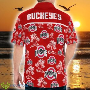 Ohio State Buckeyes Tropic 3D Hawaiian Shirt Best For Fans Beach Gift For Men And Women - Ohio State Buckeyes Tropical Hawaii Shirt Limited Edition_5