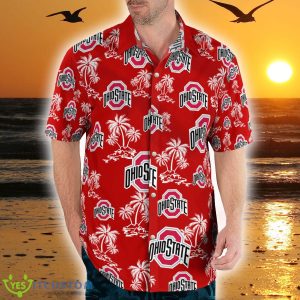 Ohio State Buckeyes Tropic 3D Hawaiian Shirt Best For Fans Beach Gift For Men And Women - Ohio State Buckeyes Tropical Hawaii Shirt Limited Edition_6