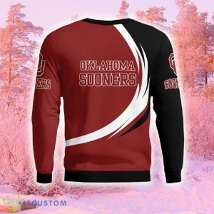 Oklahoma Sooners Curved Stripes Funny Ugly Christmas Sweater Gift For Men And Women Gift Holidays - Oklahoma Sooners Curved Stripes 3D Sweatshirt_6