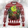 Oklahoma Sooners Grinch Hug Christmas Ugly Sweater Best Christmas Gift For Sport Fans Product Photo 1