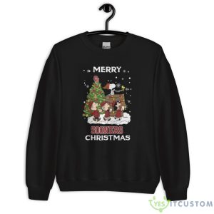 Oklahoma Sooners Snoopy Family Christmas Shirt Holiday Gift - Unisex Crewneck Sweatshirt