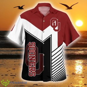 Oklahoma Sooners Standard Organic 3D Hawaiian Shirt Best For Fans Beach Gift For Men And Women - Oklahoma Sooners Standard AOP Button Shirt_1