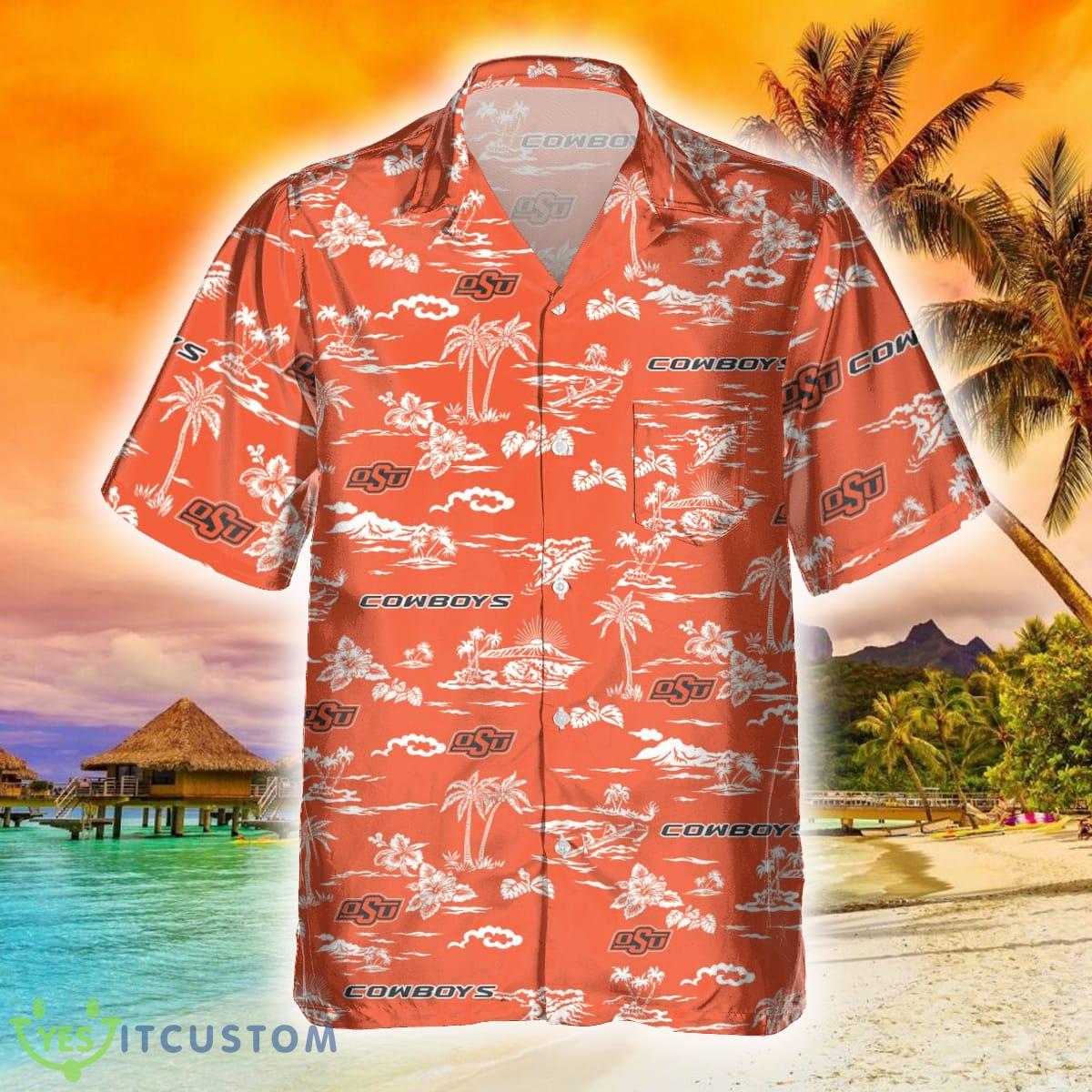 Oklahoma State Cowboys Famous 3D Hawaiian Shirt Best For Fans Beach Gift For Men And Women 6 Oklahoma State Cowboys Famous 3D Hawaiian Shirt Best For Fans Beach Gift For Men And Women - Oklahoma State Cowboys Tropical AOP Pocket Hawaiian Shirt Photo 1
