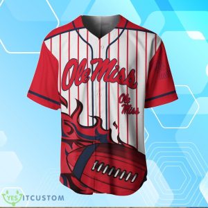 Ole Miss Rebels BaseBall Jersey Custom Number And Name Product Photo 2