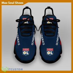 Olympique Lyonnais Ligue 1 Logo Chunky Sneakers Versatile Max Soul Shoes For Fans 7 Olympique Lyonnais Ligue 1 Logo Chunky Sneakers Versatile Max Soul Shoes For Fans - Olympique Lyonnais Chunky Sneakers White Black Max Soul Shoes For Men And Women Photo 4