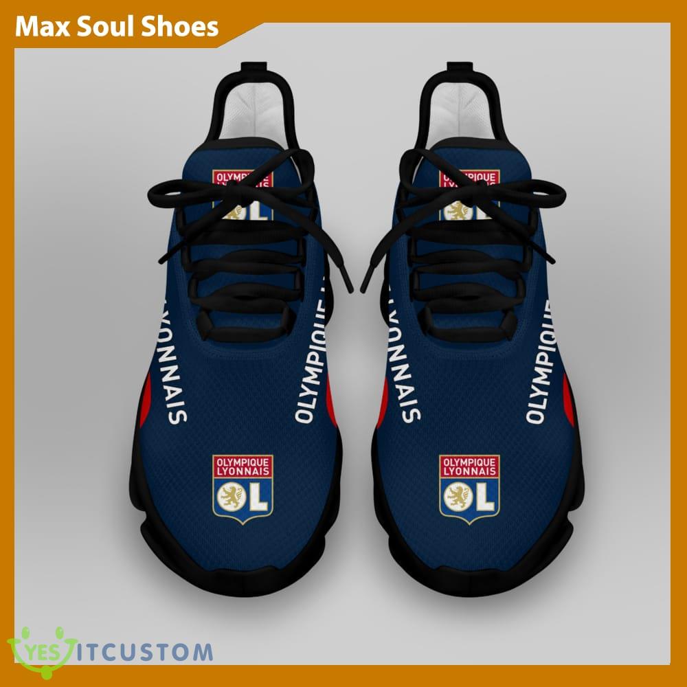 Olympique Lyonnais Ligue 1 Logo Chunky Sneakers Versatile Max Soul Shoes For Fans 4 Olympique Lyonnais Ligue 1 Logo Chunky Sneakers Versatile Max Soul Shoes For Fans - Olympique Lyonnais Chunky Sneakers White Black Max Soul Shoes For Men And Women Photo 4