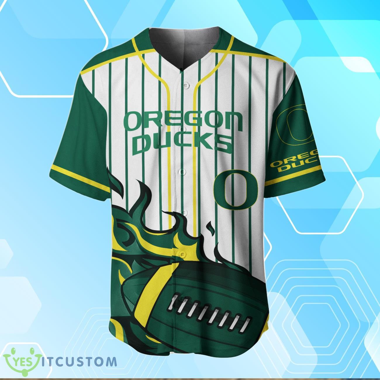Oregon Ducks BaseBall Jersey Custom Number And Name 6 Oregon Ducks BaseBall Jersey Custom Number And Name Product Photo 2