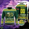 Oregon Ducks Custom Name And Number Sport Fans Christmas Gift Ugly Christmas Sweater Product Photo 1