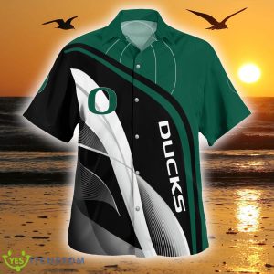 Oregon Ducks Luxury 3D Hawaiian Shirt Best For Fans Beach Gift For Men And Women - Oregon Ducks Primary Logo 3D Print Button Shirt_1