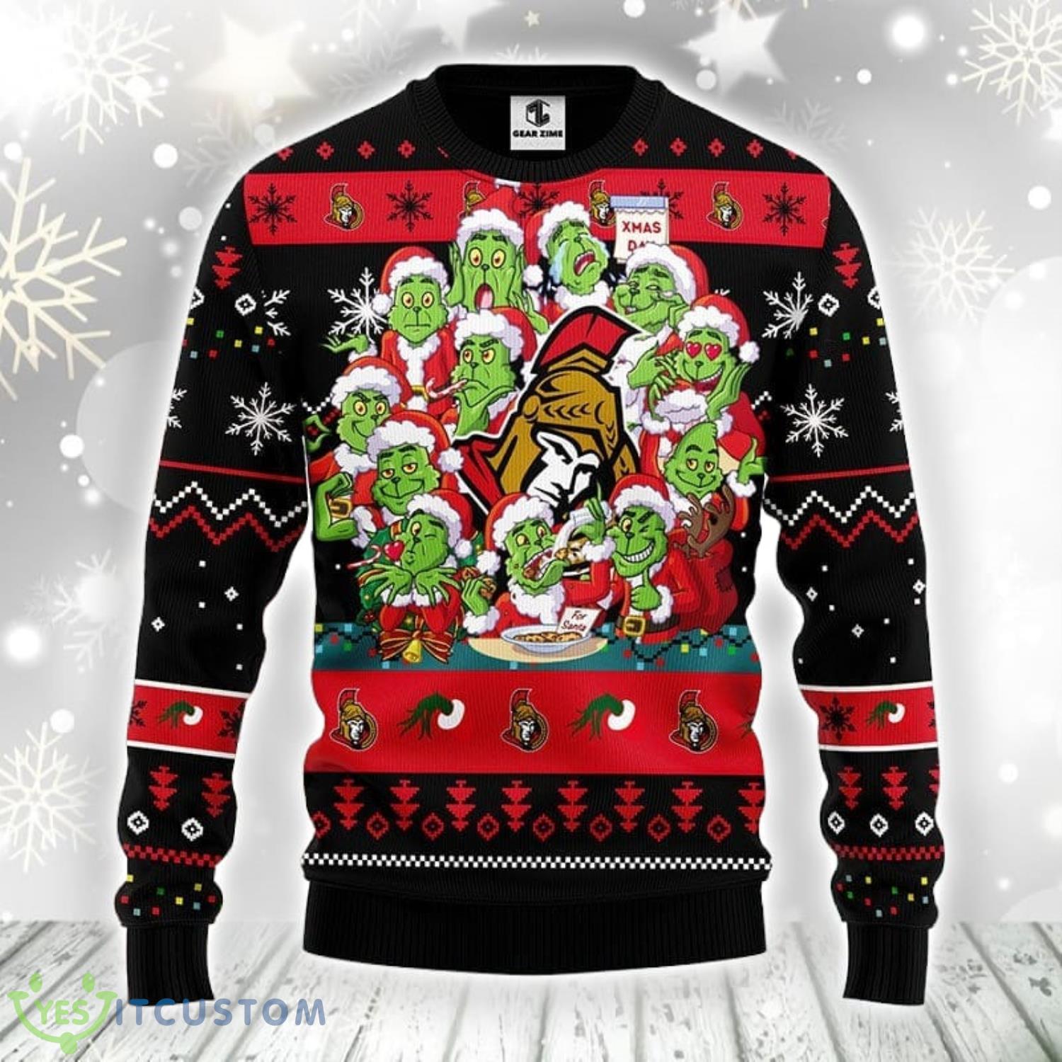 Ottawa Senators 12 Grinch Xmas Day Ugly Christmas Sweater For Sport Fans Christmas Gift 3 Ottawa Senators 12 Grinch Xmas Day Ugly Christmas Sweater For Sport Fans Christmas Gift Product Photo 1