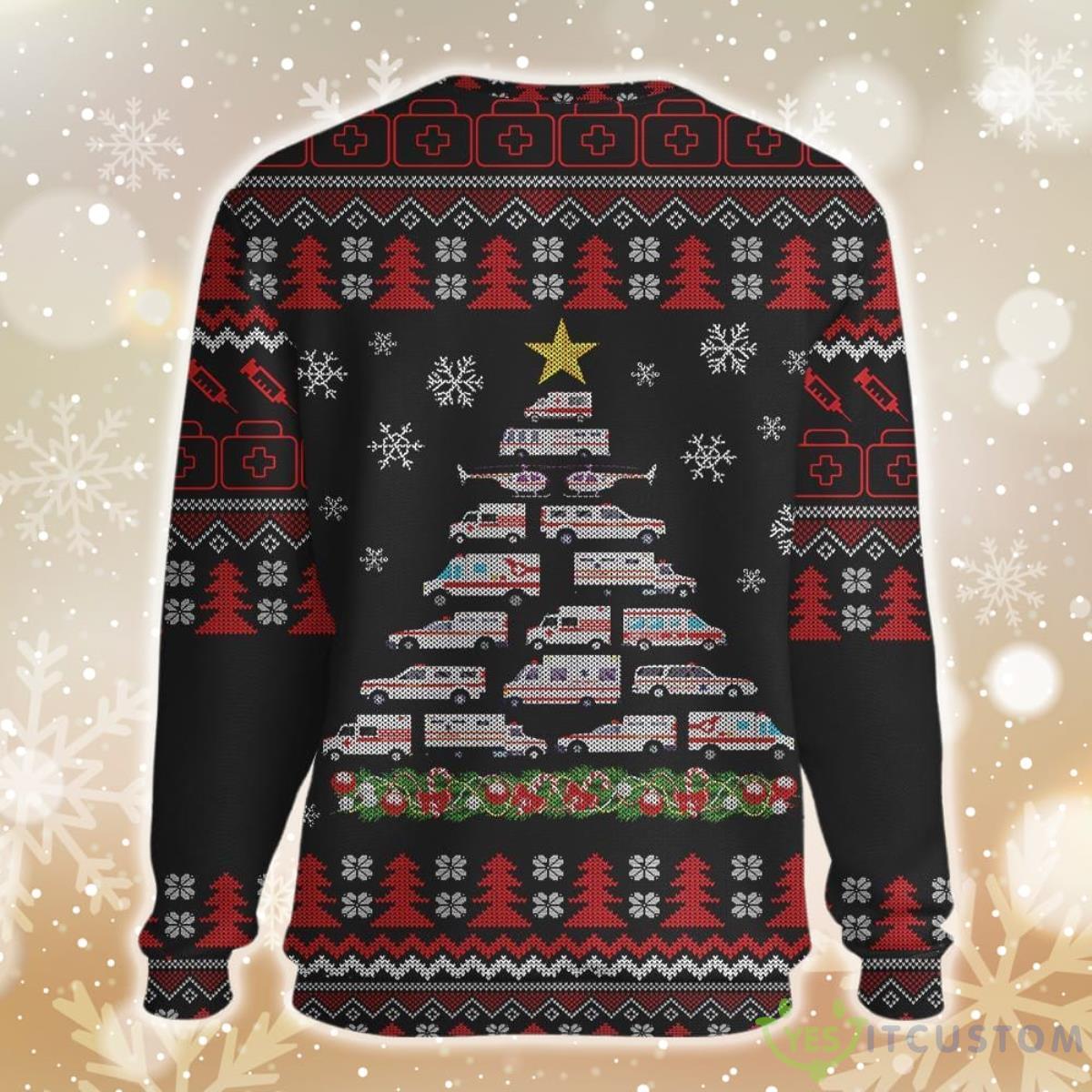 Paramedic Ambulance Ugly Christmas Sweater 6 Paramedic Ambulance Ugly Christmas Sweater - Paramedic Ambulance 3d Sweatshirt Christmas EZ15 1210 All Over Print Sweatshirt_2
